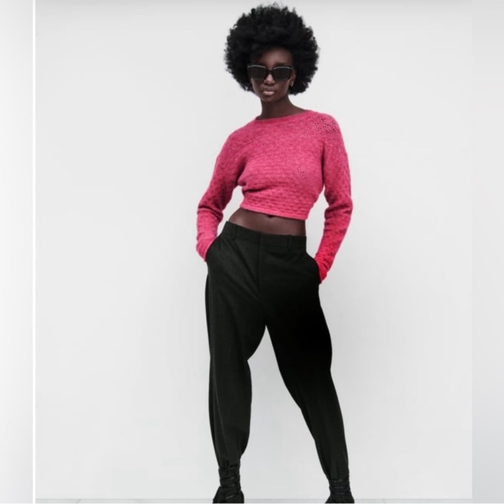 NEVER WORN Pink Knit Zara Sweater